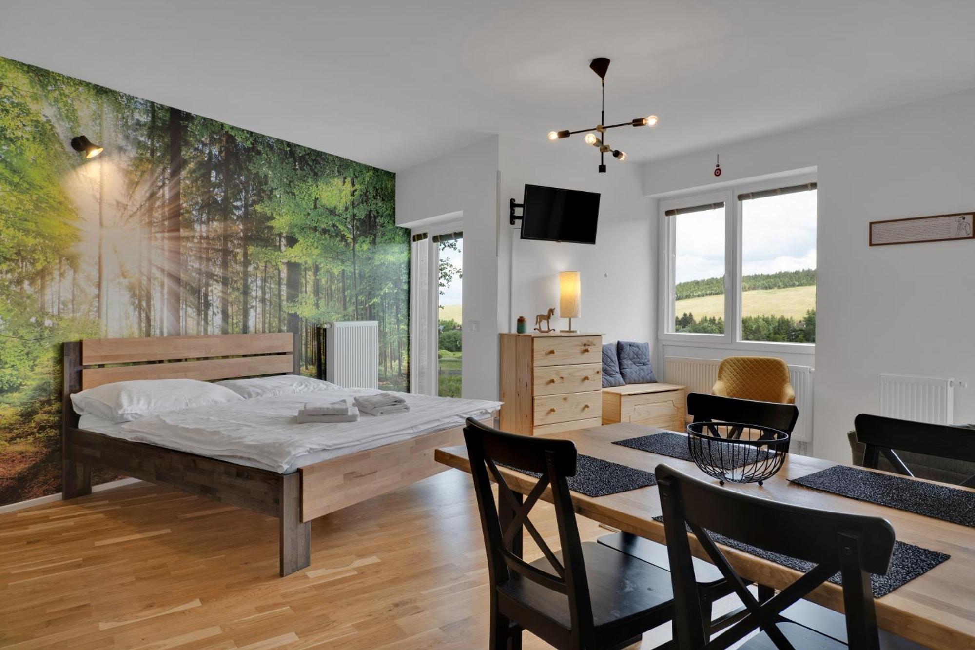 Loučná pod Klínovcem Meadows Apartments Klinovec מראה חיצוני תמונה